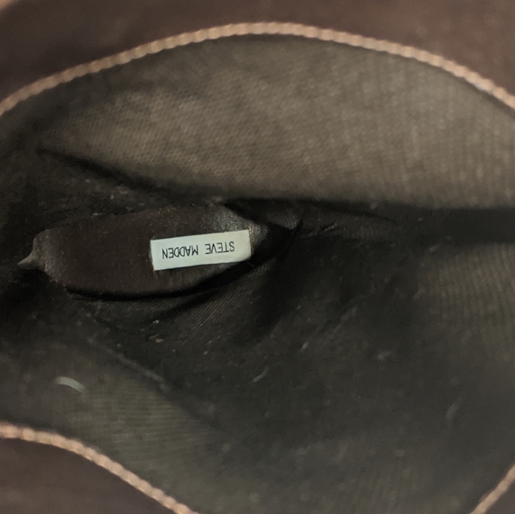 Steve Madden brown leather Heidie "OTK" boots - Picture 5 of 7